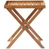 Gartentisch Klappbar Tray Table Teakholz L 60 Cm - Teakfarben, KONVENTIONELL, Holz (60/40/65cm) - MID.YOU
