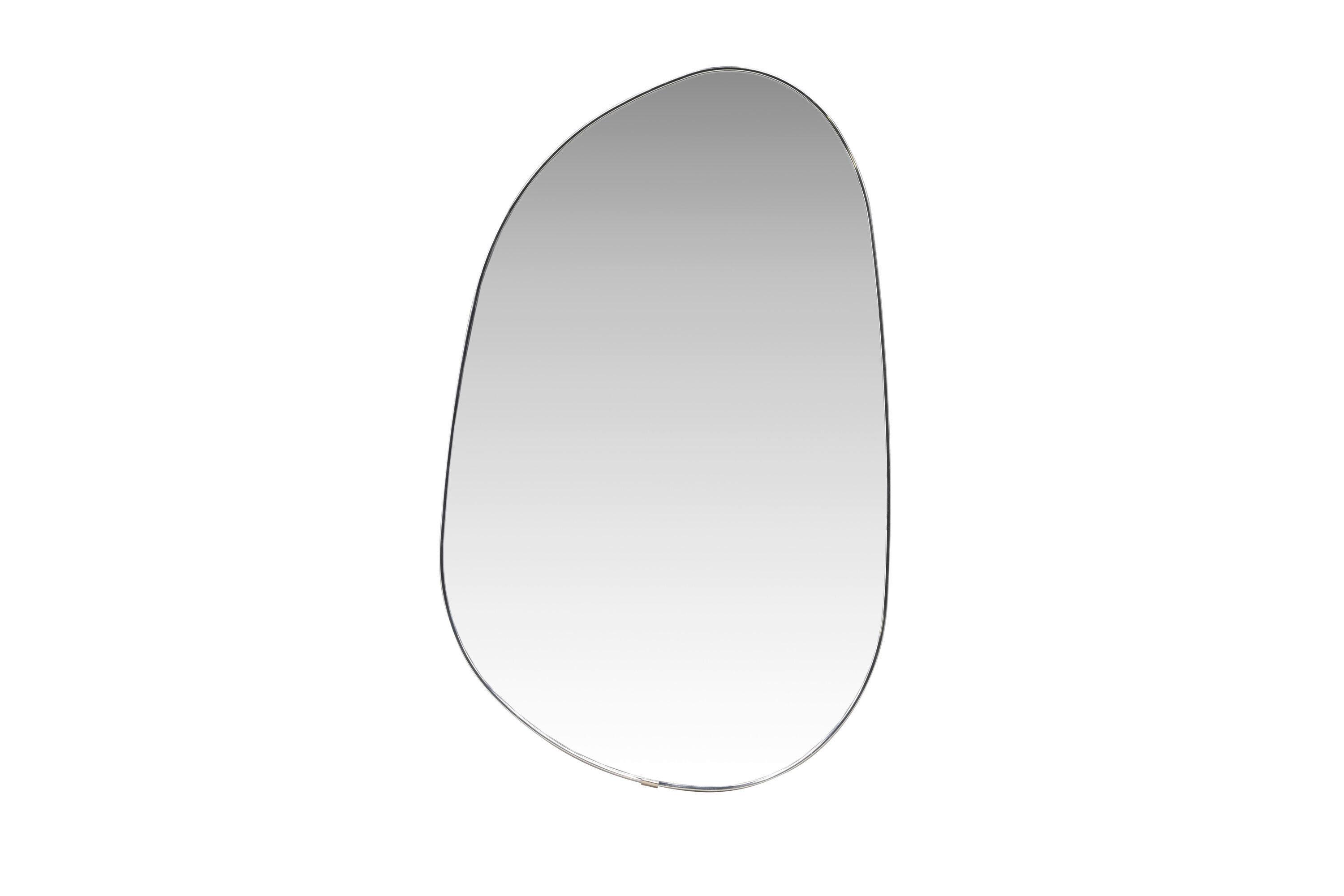 Spiegel Askersund Silberfarben B: 40 cm - Silberfarben, MODERN, Glas/Metall (40/65/3cm) - Livetastic