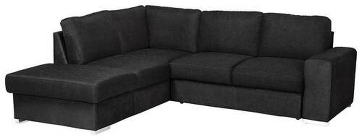 Ecksofa Mit Schlaffunktion Eddi Inkl. Bettkasten Anthrazit - Chromfarben/Anthrazit, KONVENTIONELL, Textil (213/248cm) - MID.YOU