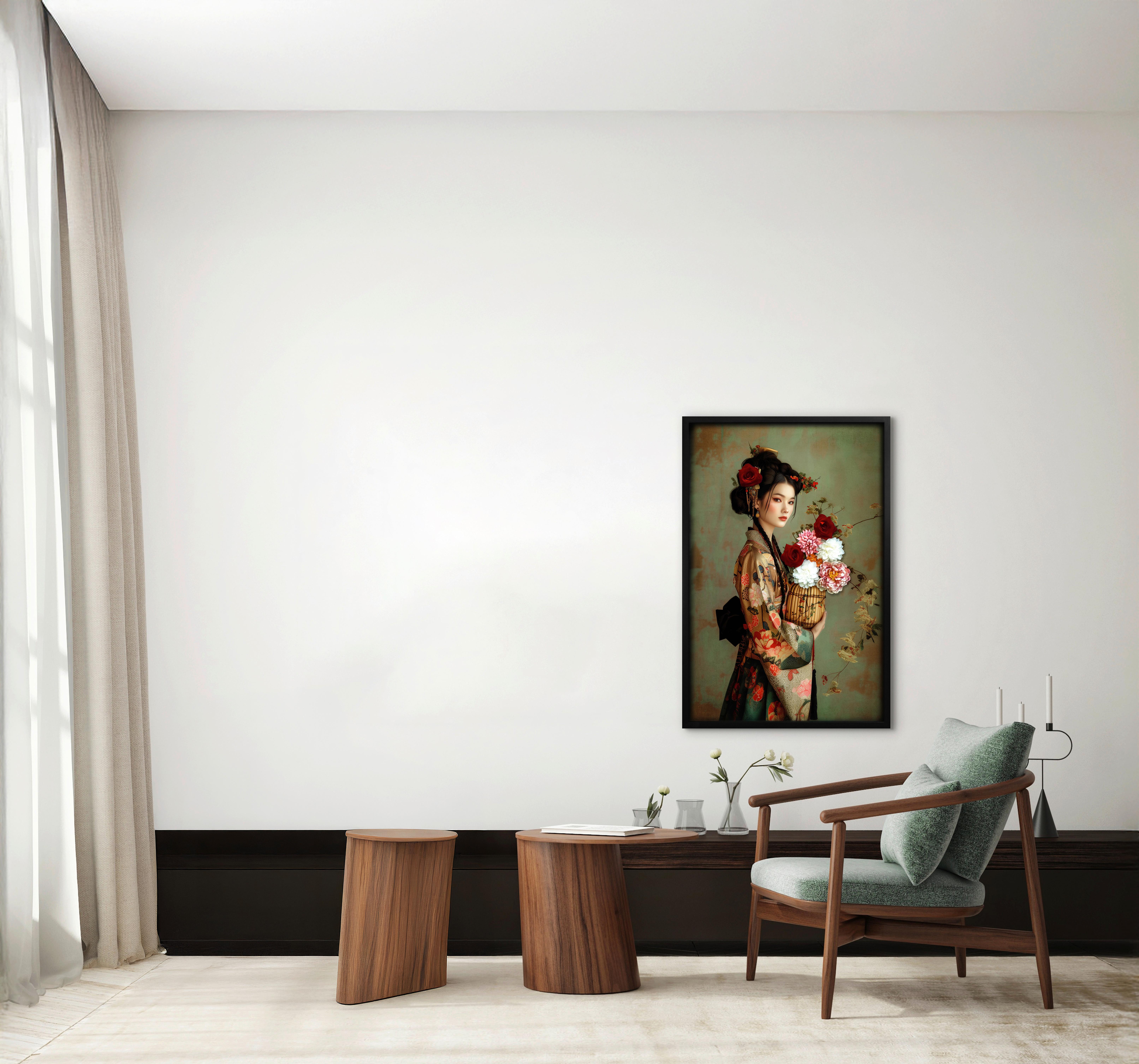 Obraz na plátne Denise, ca. 60/90cm - viacfarebná/čierna, Modern, plast (60/90cm) - Premium Living