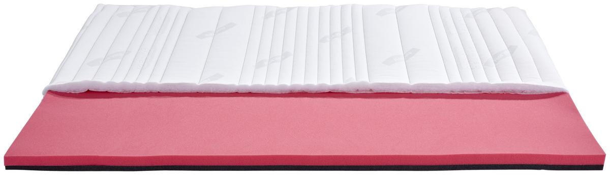 Vrchní matrace "Gelfeel" 180x200 cm, V: 6cm - bílá, Basics, textil (180/200cm) - Primatex