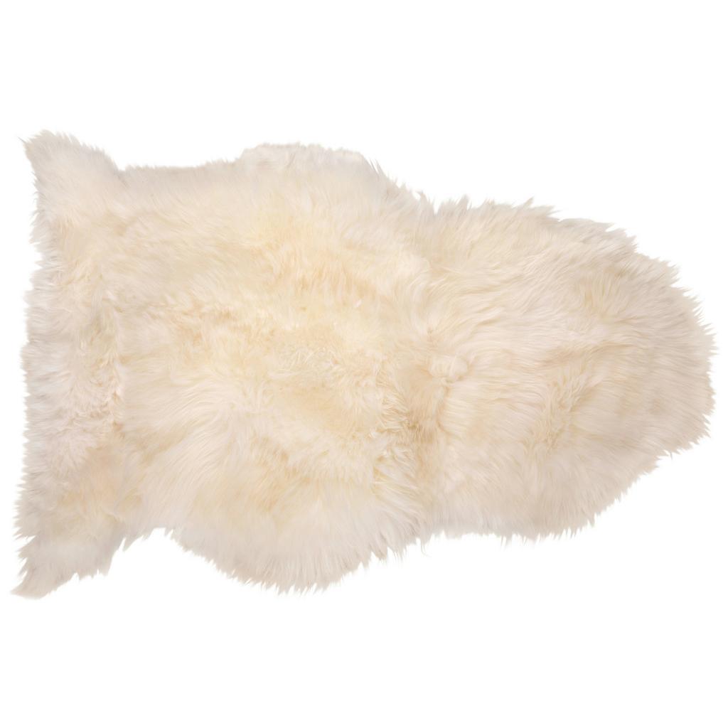 Schaffell Leonie Weiß 90x60 cm Echtfell