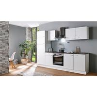 Küchenblock White-Classic - Graphitfarben/Weiß, KONVENTIONELL, Holzwerkstoff (270cm) - Menke
