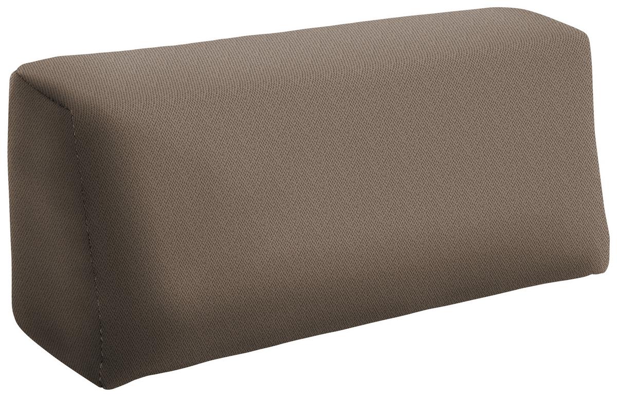 Schlafsofa Vouge Braun Bettkasten, B: 255 Cm - Buchefarben/Schwarz, KONVENTIONELL, Textil (255/86/123cm) - Livetastic