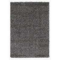Hochflor Teppich Grau Fantasy Shaggy 240x340 cm - Dunkelgrau/Silberfarben, Basics, Textil (240/340cm) - Novel