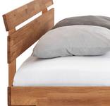 0423007301 - Futonbett Echtholz Massiv 90x200 Malu, Eiche