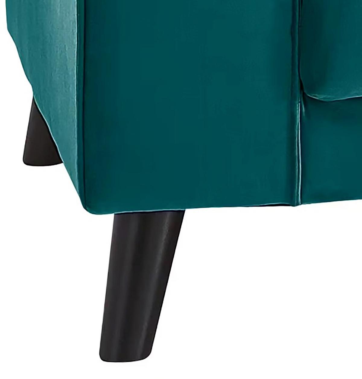 Ecksofa Lumber Jack Petrol S: 201x291 Cm - Wengefarben/Petrol, MODERN, Textil (201/291cm) - Trendmanufaktur