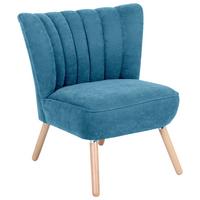Polsterstuhl Alessandro Petrol, Holz-Beine - Buchefarben/Petrol, Design, Textil (70/80/66cm) - Max Winzer