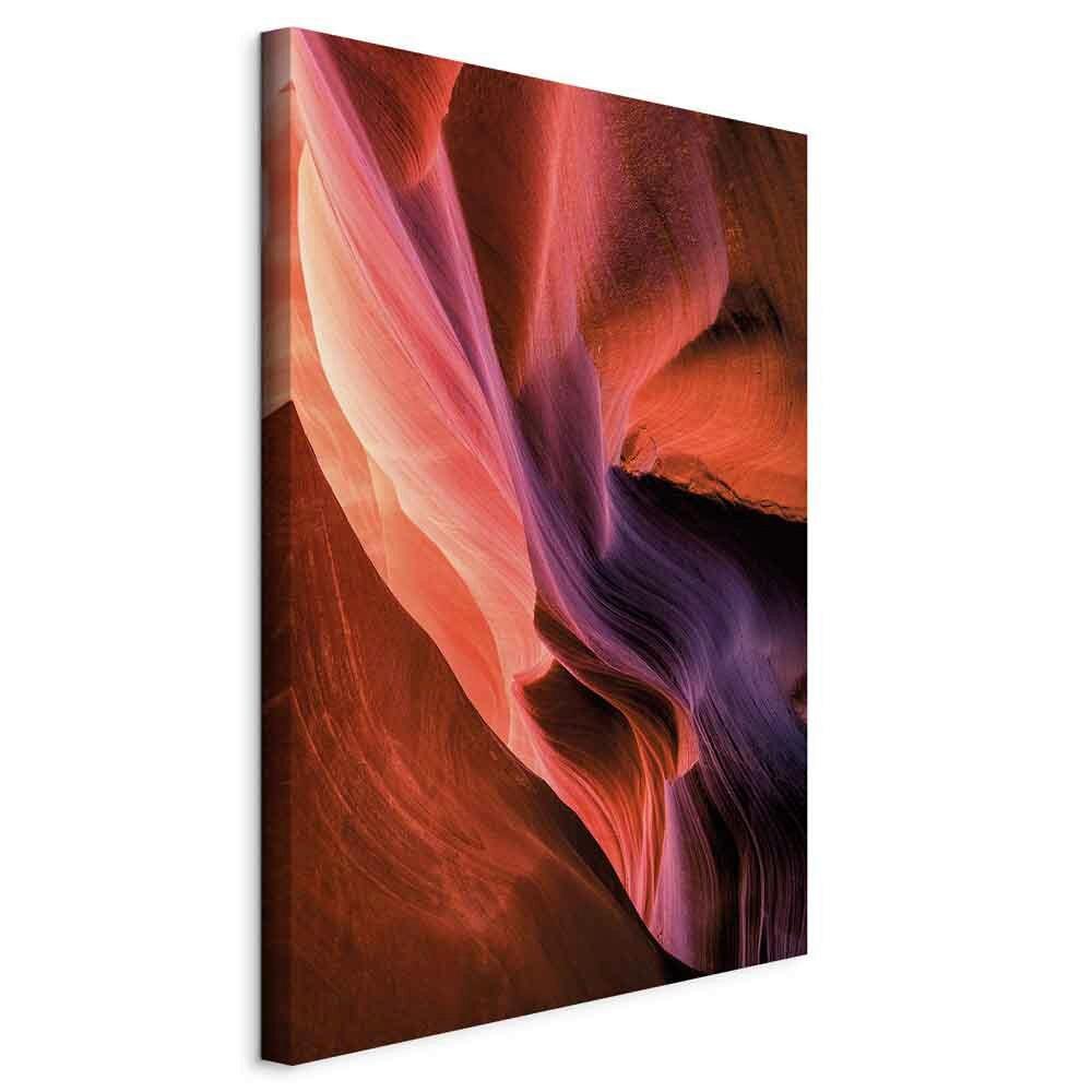 LEINWANDBILD Rot B: 40 cm - Rot, Basics, Holzwerkstoff/Textil (40/60/1,2cm) - artgeist