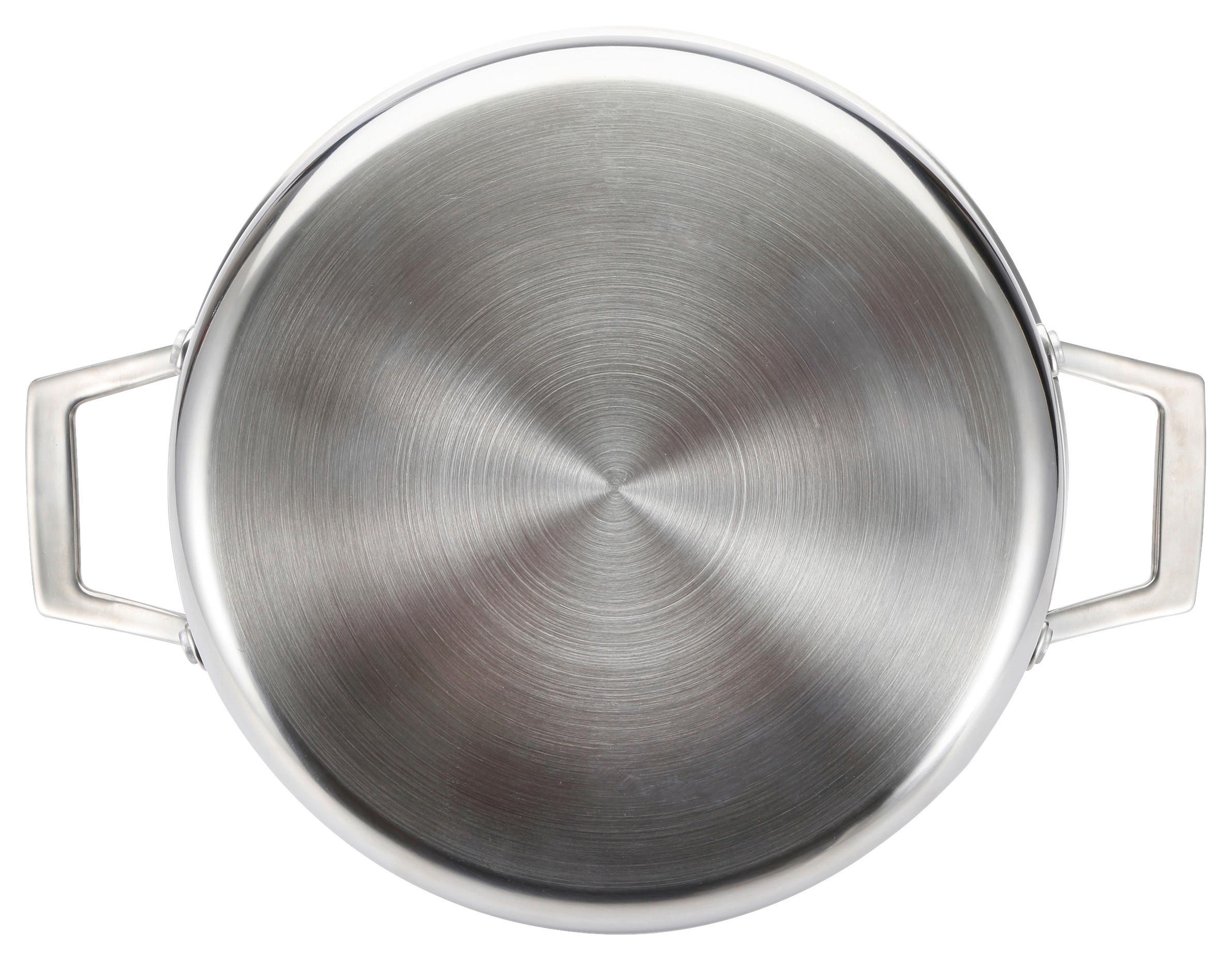 Servierpfanne Hi-Tech 3 D: 30 cm Edelstahl