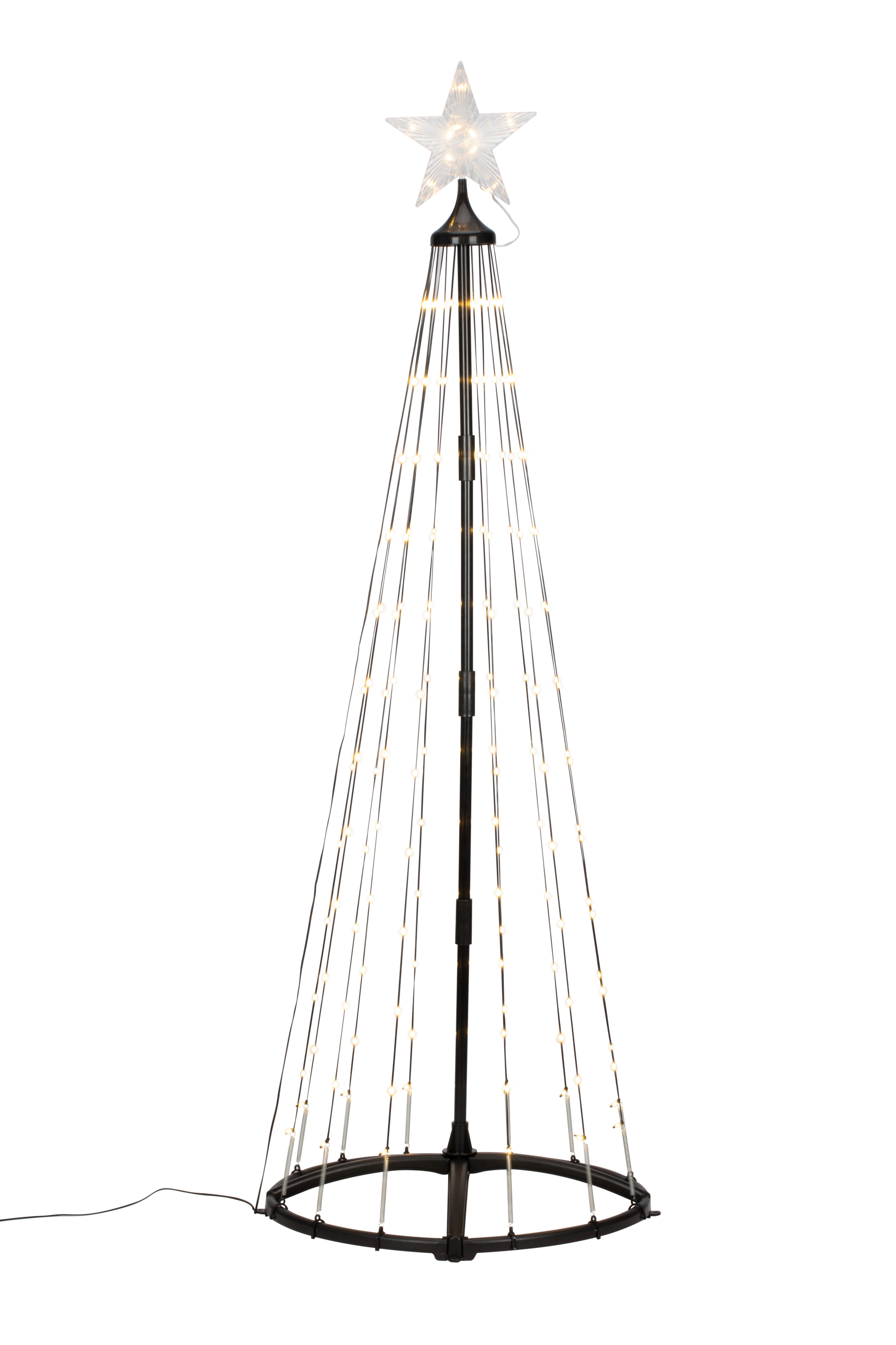 DEKORAČNÉ LED SVIETIDLO ERAN - čierna, Modern, kov/plast (150cm) - Mömax