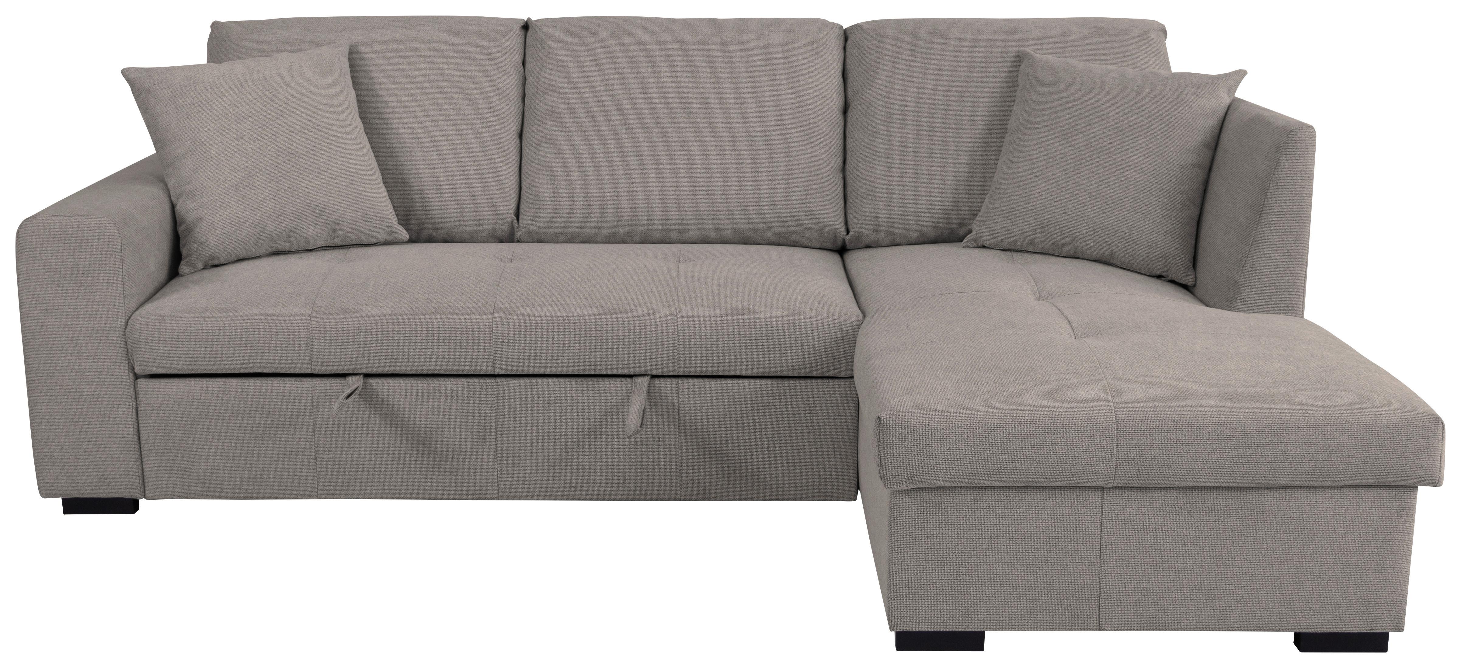 Ecksofa Lukas Graubraun S: 239x158 Cm - Graubraun, Trend, Textil (239/158cm)