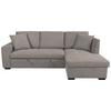 Ecksofa Lukas Graubraun S: 239x158 Cm - Graubraun, Trend, Textil (239/158cm)
