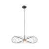 LED-Závěsné svítidlo AMOS - černá, Moderní, kov (65-70/178,5cm) - Bessagi Home