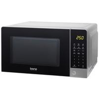 Mikrowelle Bono Schwarz 700 W 11 Leistungsstufen - Schwarz, Basics, Glas/Kunststoff (44,6/33,2/24,3cm) - Bono