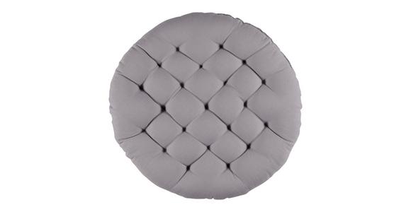 Sitzkissen Lianna - Anthrazit, MODERN, Textil (42/5cm) - Luca Bessoni