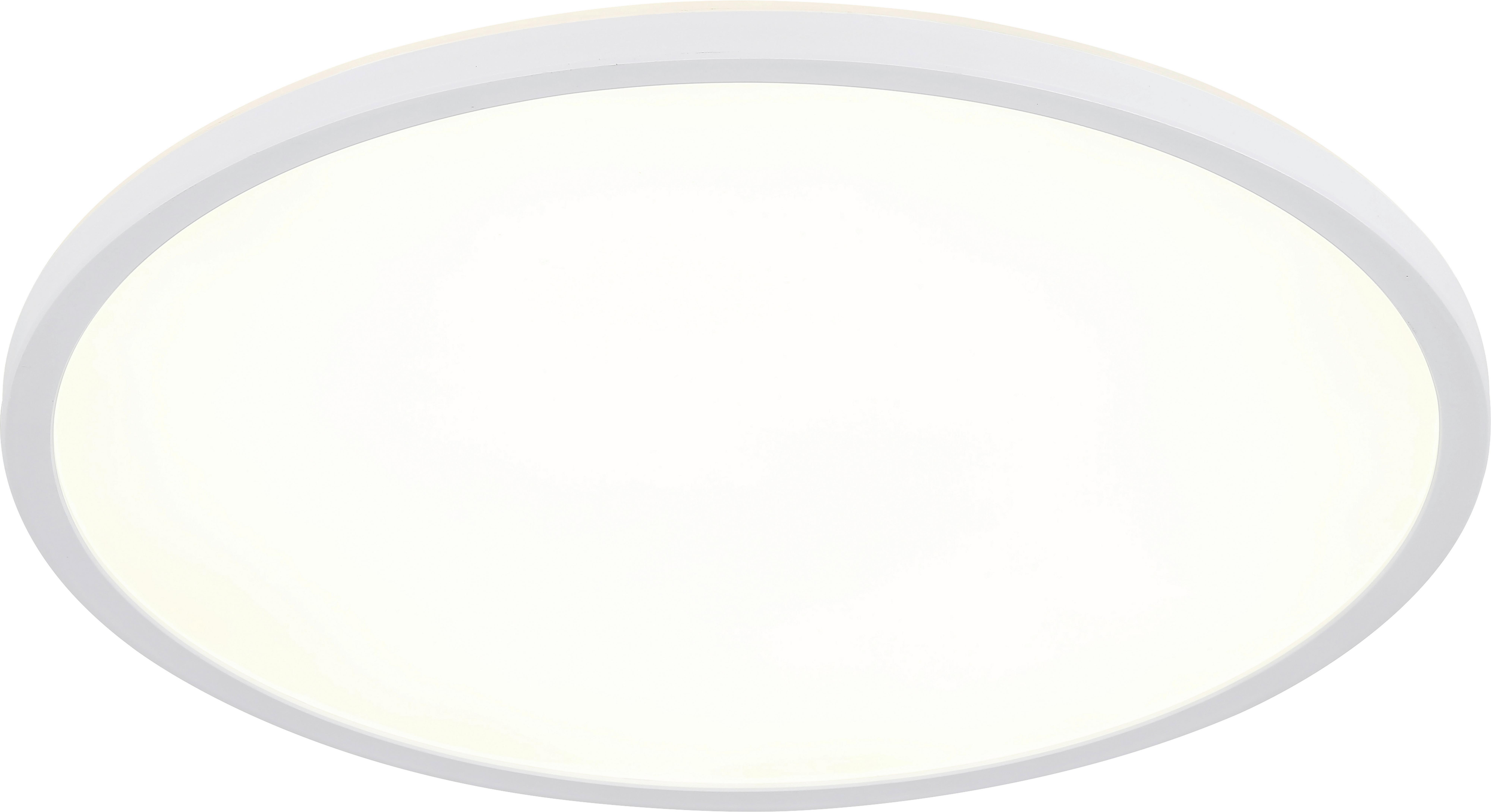 LED-Deckenleuchte Nuala - Weiß, MODERN, Kunststoff (42/2,8cm) - Luca Bessoni