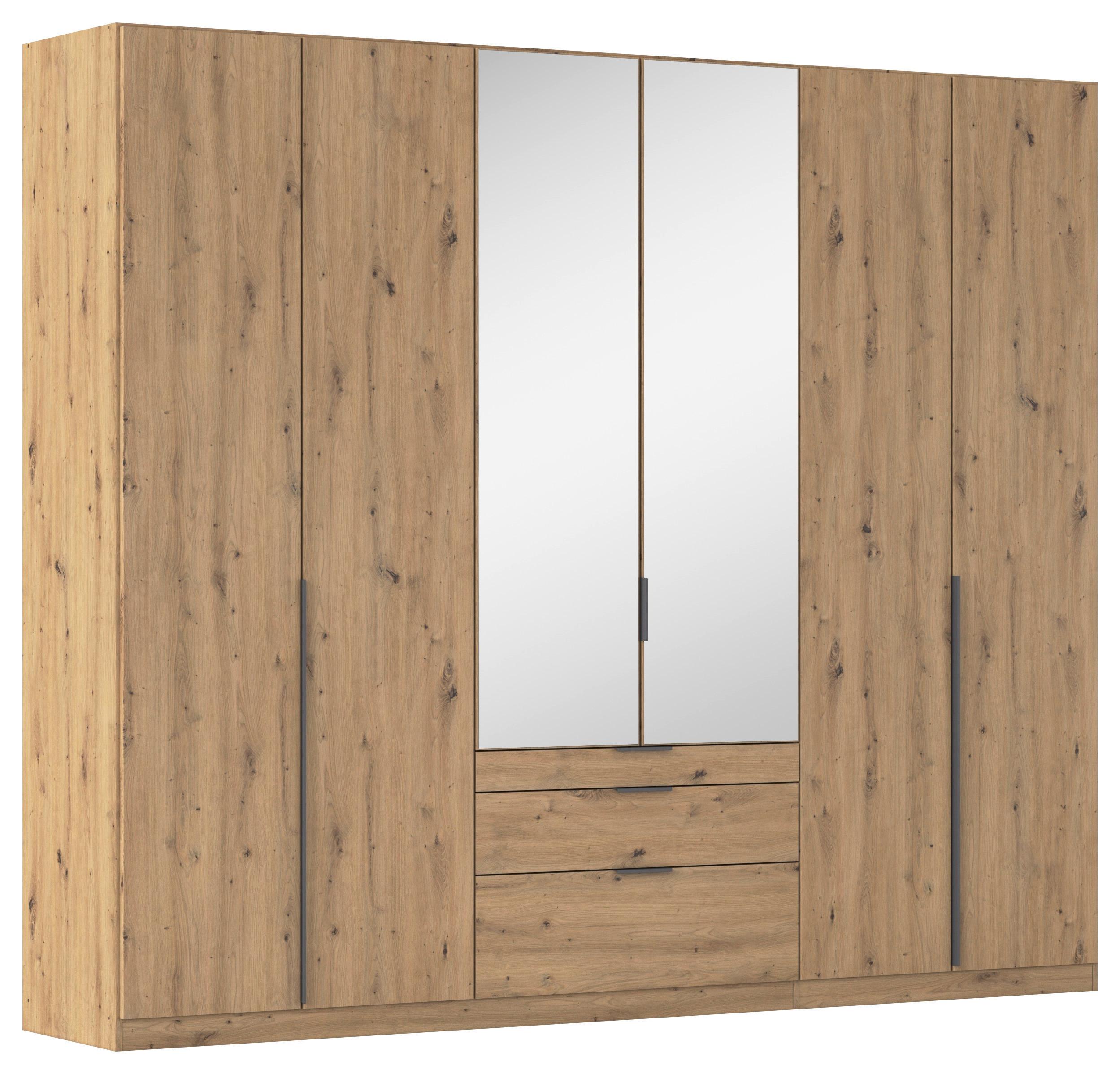 Drehtürenschrank Alabama Eiche Dekor B: 271 Cm - Eiche Artisan, MODERN, Holzwerkstoff (271/229/54cm) - Rauch Möbel