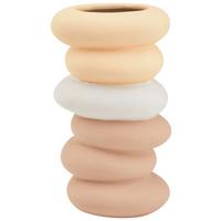 Vase Sylvan Organisch Keramik H: 20 cm - Multicolor, MODERN, Keramik (11,3/20/8cm) - Luca Bessoni