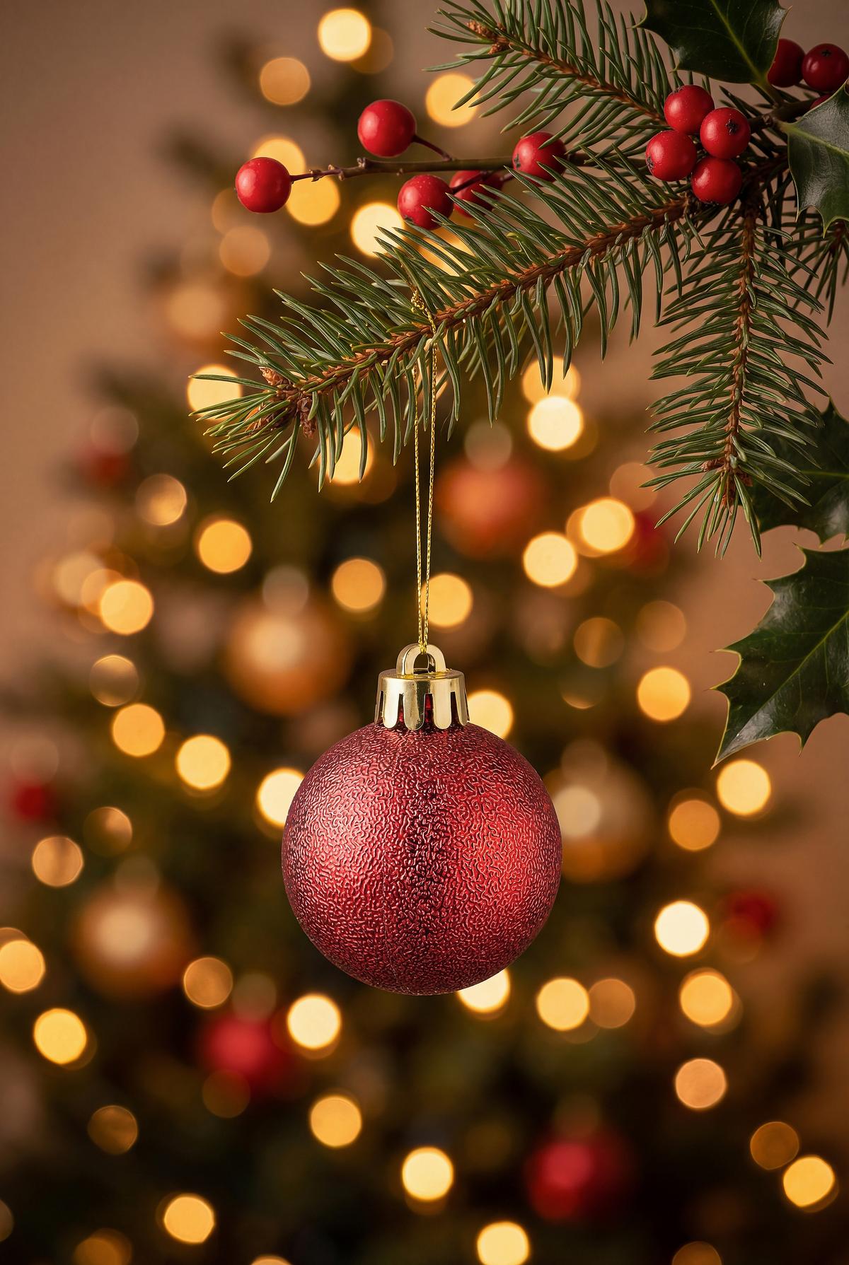 CHRISTBAUMKUGEL-SET Dirk, Rot, 90-teilig - Rot, KONVENTIONELL, Kunststoff - Luca Bessoni