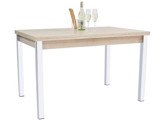 Výsuvný Stůl Berlin I - barvy dubu/barvy chromu, Konvenční, kov/dřevěný materiál (120/74/80cm) Výsuvný Stůl Berlin I - barvy dubu/barvy chromu, Konvenční, kov/dřevěný materiál (120/74/80cm)