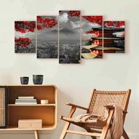 Leinwandbild Adventure Multicolor B: 100 Cm - Multicolor, Basics, Holzwerkstoff/Textil (100/50/1,2cm) - artgeist