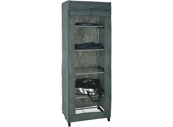 Szekrény Lamos - Alu, modern, Műanyag/Fém (60/173/50cm) Szekrény Lamos - Alu, modern, Műanyag/Fém (60/173/50cm)