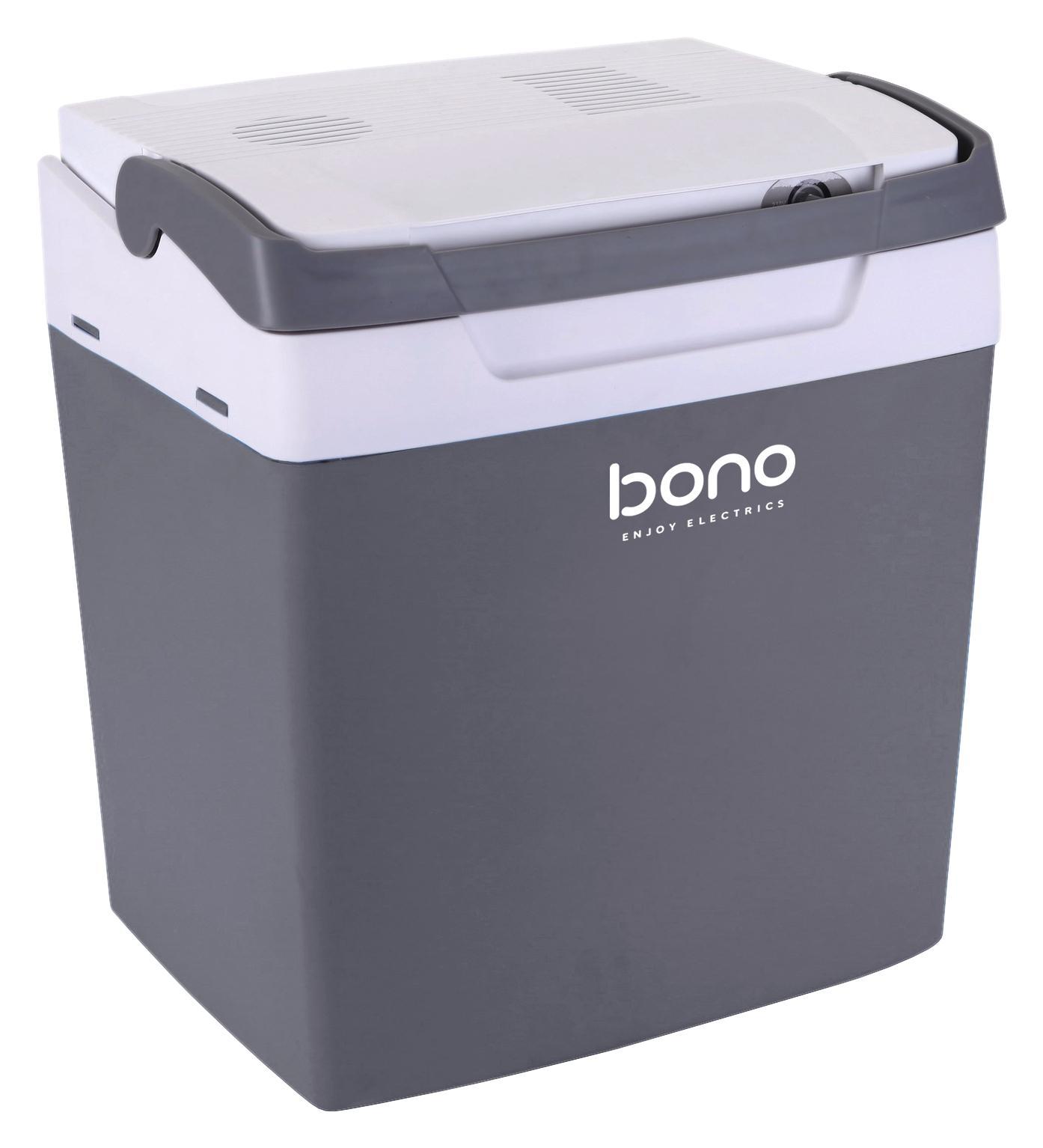 Hűtőláda Frederika - Szürke/Fehér, Basics, Műanyag (39,2/28,5/48,5cm) - Bono