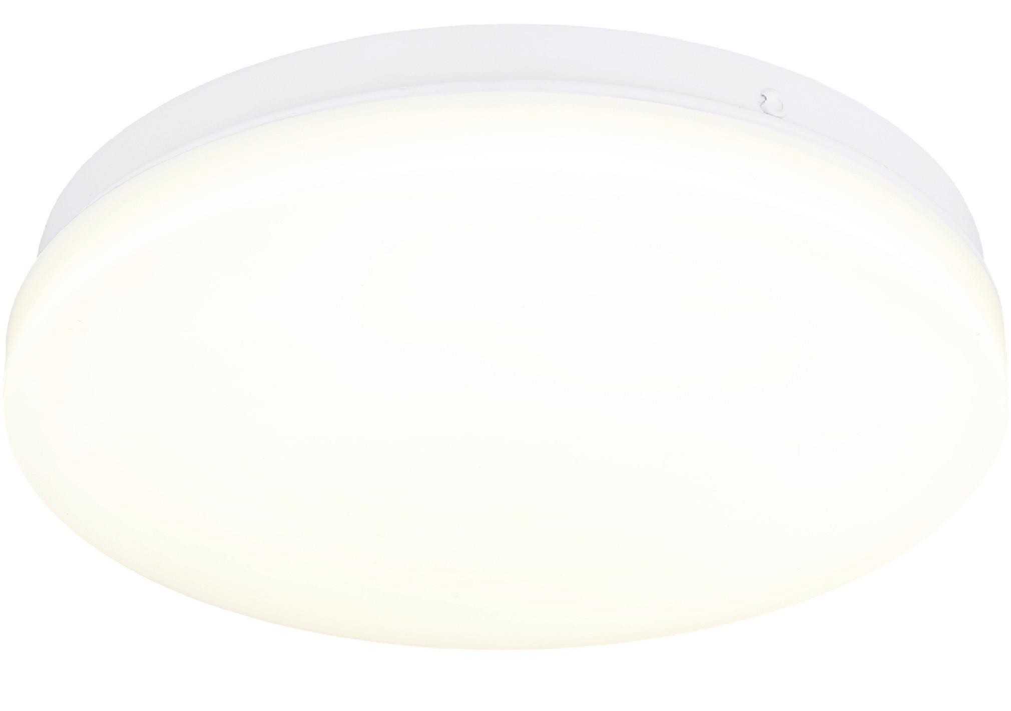 LED-Deckenleuchte, 4000K Beni - Opal/Weiß, Basics, Kunststoff/Metall (20/6,5cm) - Luca Bessoni