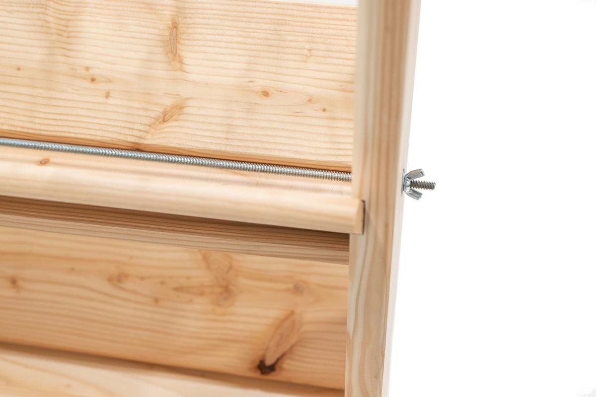 Gartenregal Kräuterregal L - Lärchefarben, Basics, Holz (80/95/50cm)