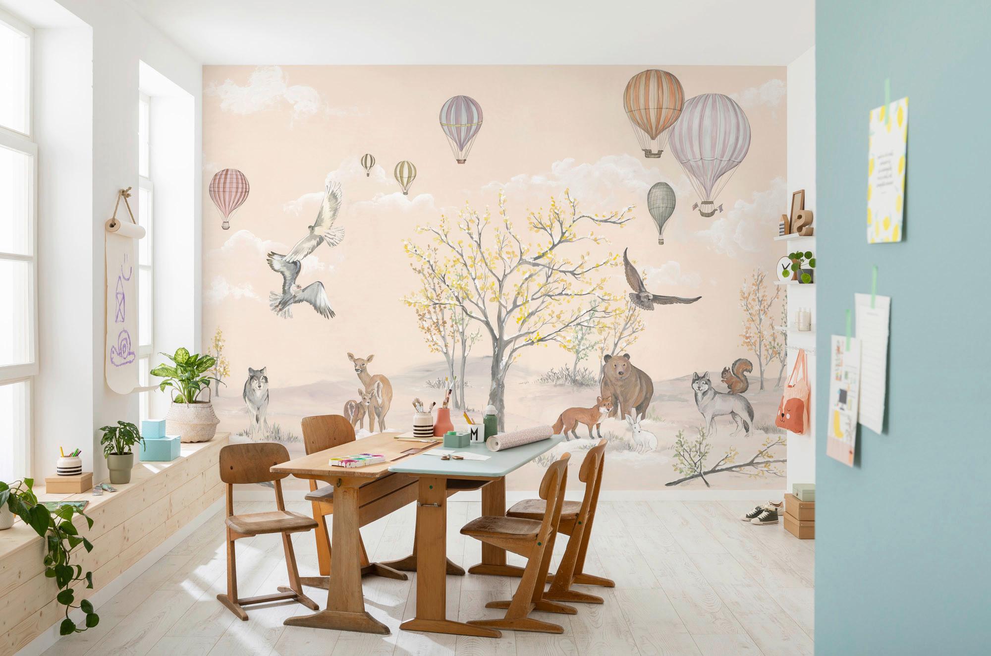 Fototapete Forest Expedition - Multicolor, Trend, Papier (450/280cm)