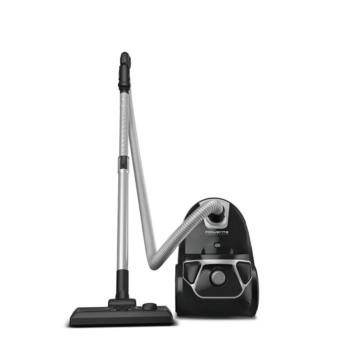 Staubsauger Mit Beutel, Bodendüse Umstellbar 900 W - Schwarz/Grau, Basics, Kunststoff/Metall (49,5/29/29,3cm) - Rowenta