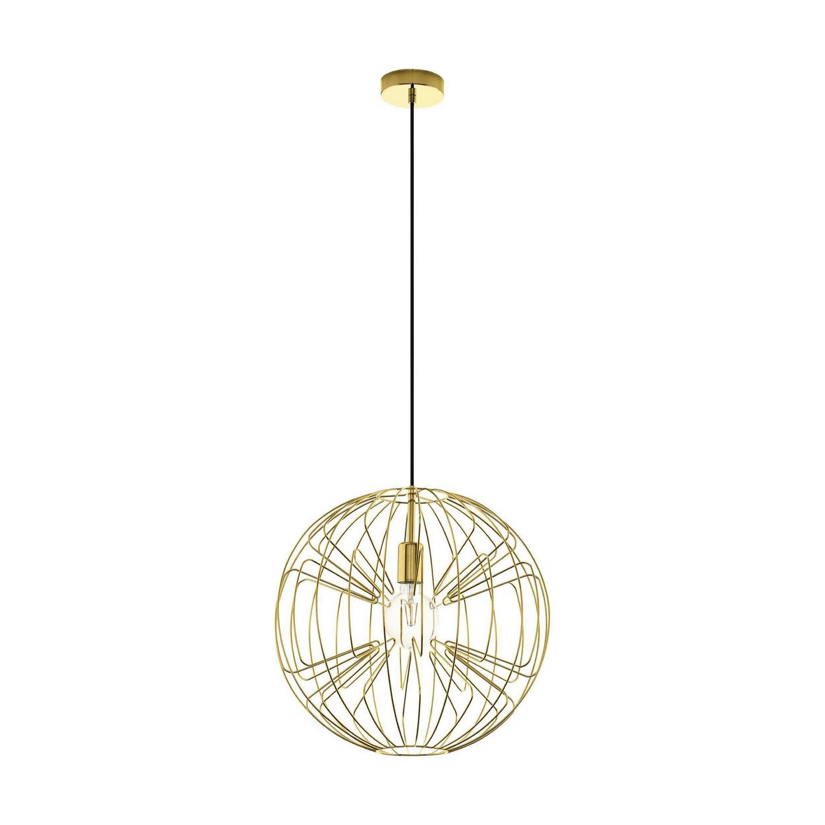 Hängeleuchte 98689* Okinzuri - Messingfarben/Schwarz, Design, Metall (45/110cm) - Eglo