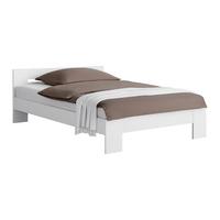 Postel Madrid bílá 140x200 cm - bílá, Moderní, dřevo (140/200cm)