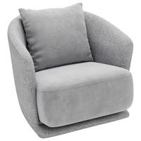 Wish Grau B: 83 Cm - Schwarz/Grau, Design, Textil (83/80/75cm) - Livetastic