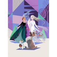 Fototapete Frozen Abstract Arendelle - Multicolor, Trend, Textil (200/280cm)
