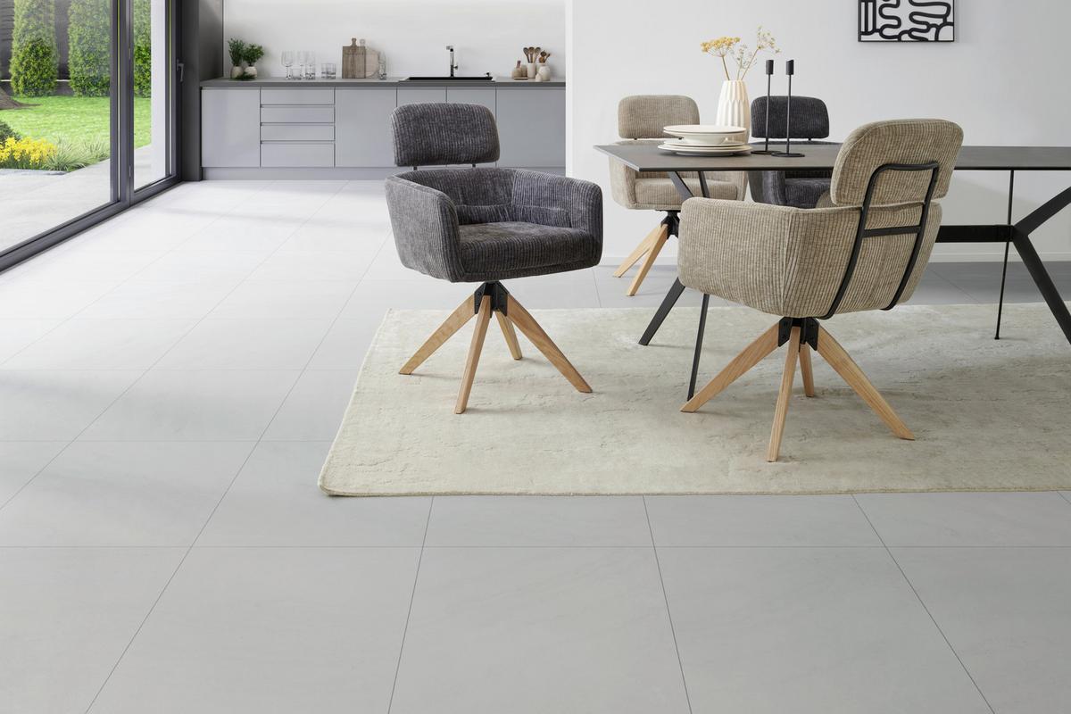 Armlehnstuhl Mattis Cord Beige, B: 60 cm - Beige/Naturfarben, KONVENTIONELL, Holz/Textil (60/90/69cm) - Livetastic