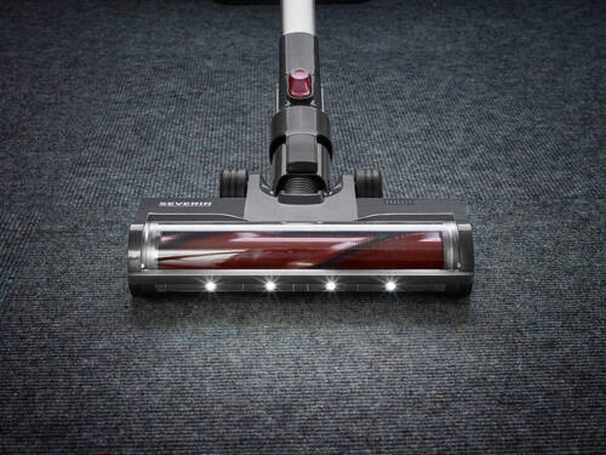 Akku-staubsauger Ohne Beutel Teleskoprohr 90 W - Anthrazit/Rot, Basics, Kunststoff (24/11,5/21cm) - Severin