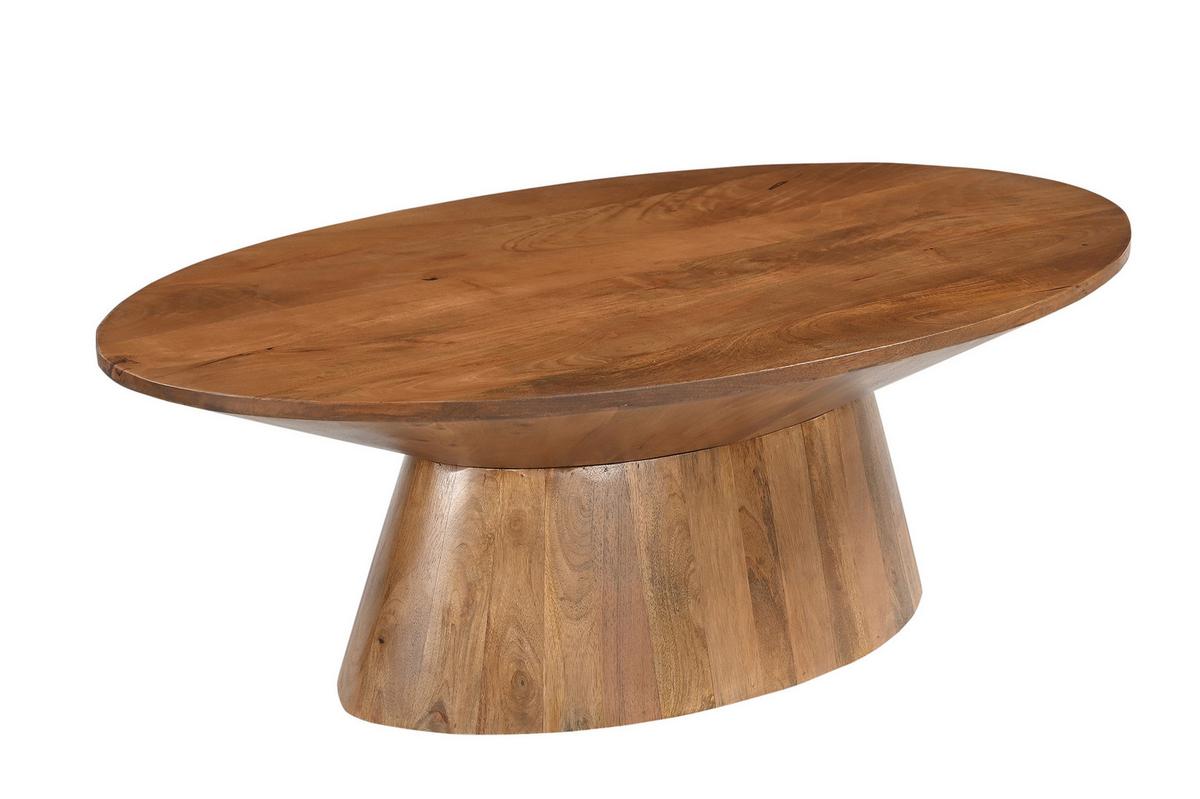 Couchtisch Naturfarben B: 130 cm - Naturfarben, Design, Holz (130/68/41cm) - MID.YOU