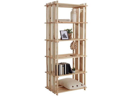 Regal Gabi 1 - Kieferfarben, Design, Holz (75,2/181,8/34,5cm) Regal Gabi 1 - Kieferfarben, Design, Holz (75,2/181,8/34,5cm)