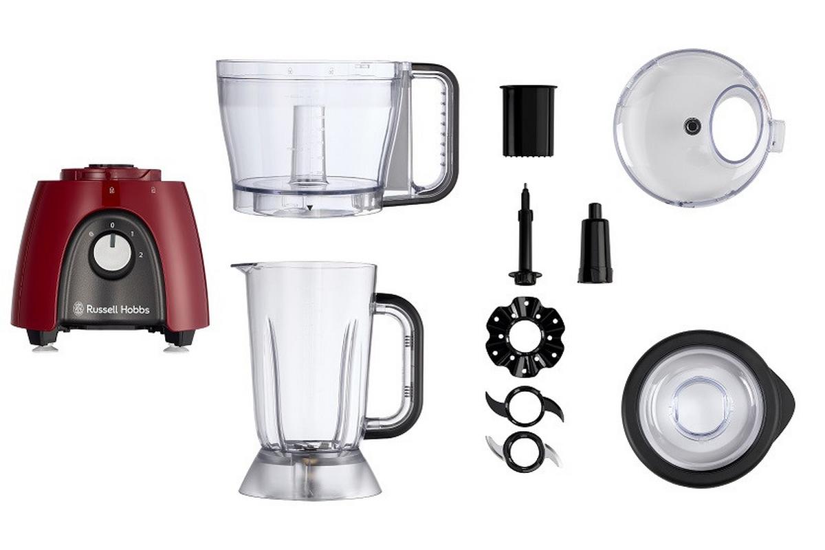 Konyhai Robotgép Russell Hobbs Desire - piros, Basics, műanyag (40/24/18cm) - Russell Hobbs