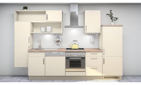 Küchenblock Kiara 330 cm Magolia - Magnolie, MODERN, Holzwerkstoff (330cm) - Vertico Küchenblock Kiara 330 cm Magolia - Magnolie, MODERN, Holzwerkstoff (330cm) - Vertico