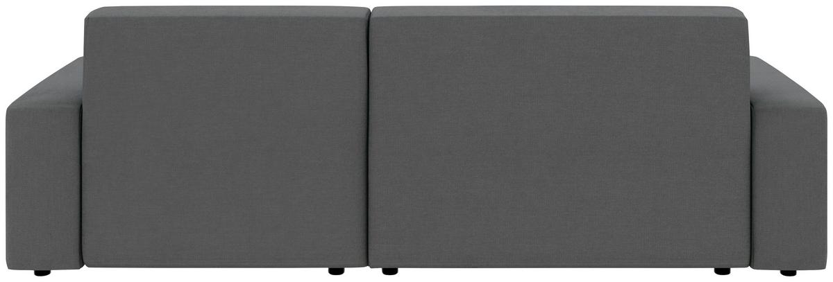 Ecksofa Wien, Anthrazit S: 246x162 cm - Anthrazit/Schwarz, MODERN, Textil (246/162cm) - Trendmanufaktur