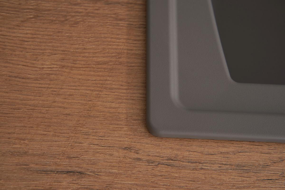 Spüle Respekta Boston Kunststein Bxt: 100x50 cm - Grau, Trend, Glas/Kunststoff (100/20/50cm) - Respekta