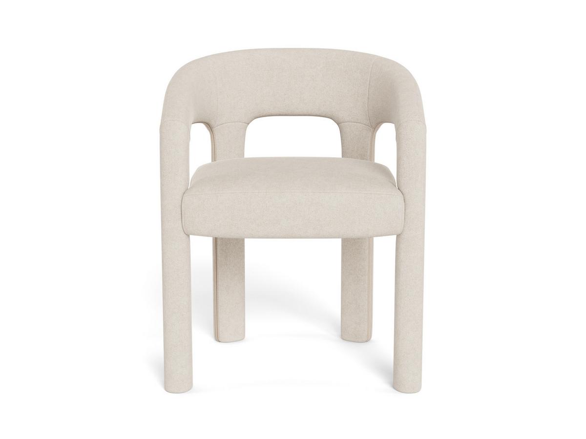 Židle s područkami Cole, béžová - béžová, Moderní, kov/textil (58/76/55cm) - MID.YOU