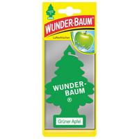 Wunderbaum Zum Aufhängen Grüner Apfel Duft 1 Stk - Grün, MODERN, Karton (8/19/0,5cm) - Wunderbaum