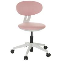 Jugenddrehstuhl Minimovo - Rosa/Weiß, Basics, Kunststoff/Textil (42/66-87/52cm) - MID.YOU