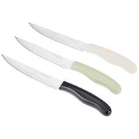 Universalmesser Clemens Edelstahl Klinge ca. 13 cm - Silberfarben, KONVENTIONELL, Metall (23cm) - Luca Bessoni