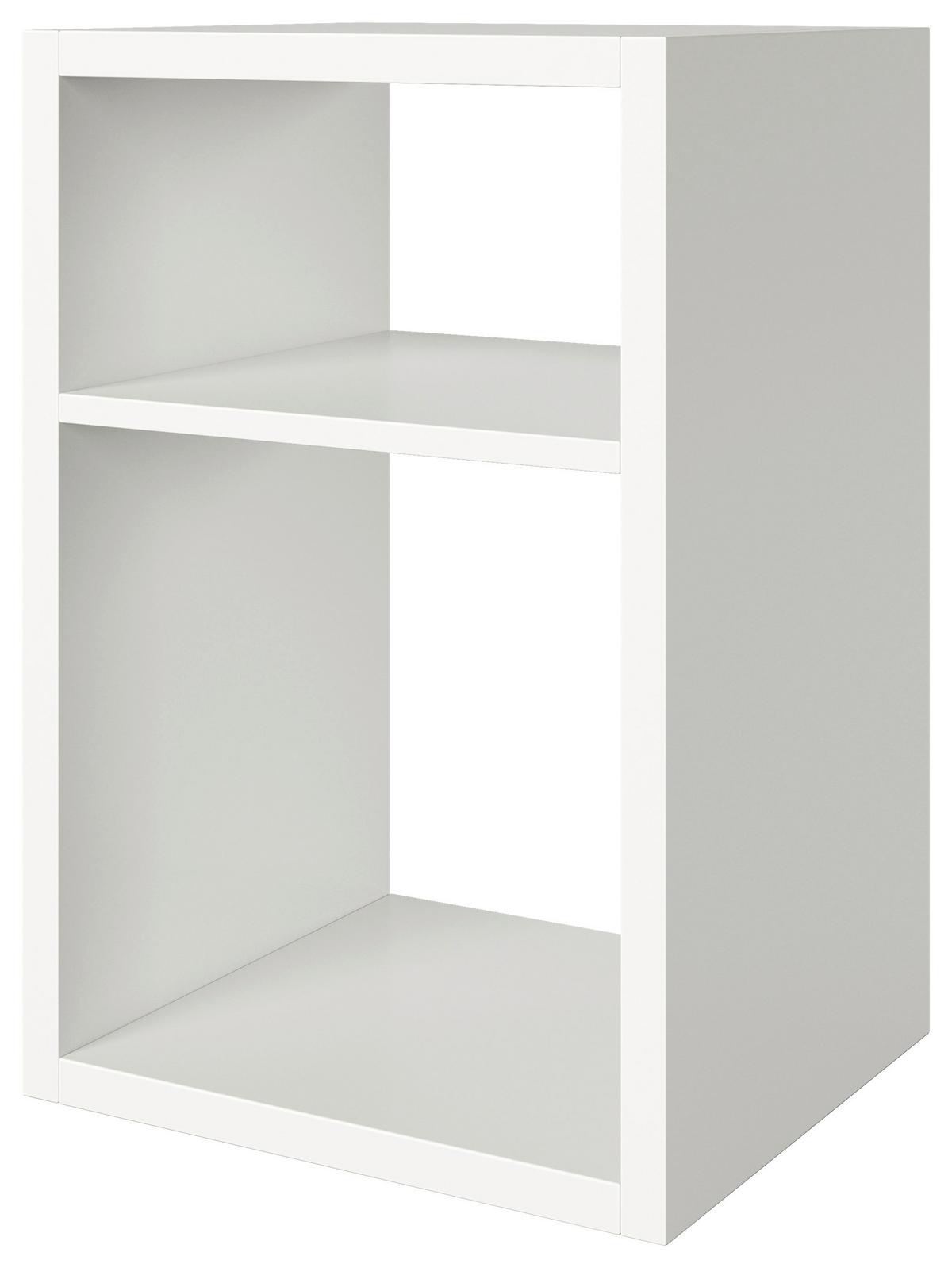 Regal Fortuna - Weiß, Basics, Holzwerkstoff (58/39/34cm) - MID.YOU