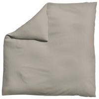 Bettdeckenbezug Woven Satin - Taupe, Basics, Textil (200/200cm) - Schlafgut
